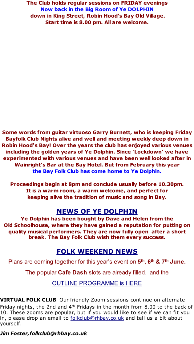 Club Session 10th April